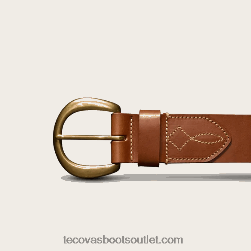 cinto de fivela c feminino Z4488X109 Castanho médio Tecovas