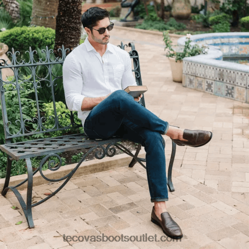 homens o monterrey Z4488X171 bisão nogueira Tecovas