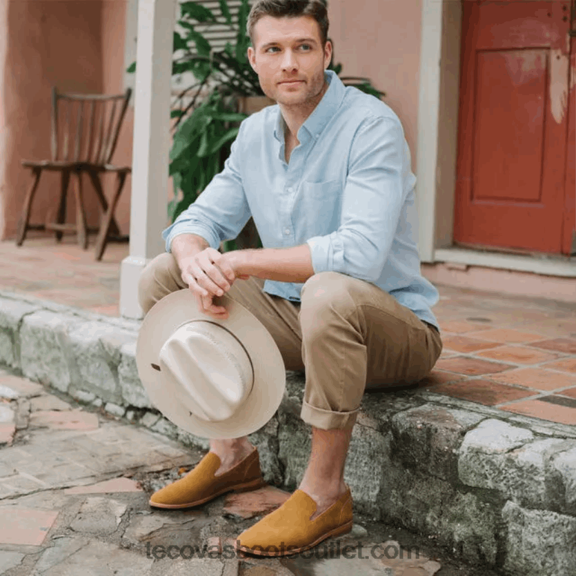 homens o monterrey Z4488X172 camurça mel Tecovas