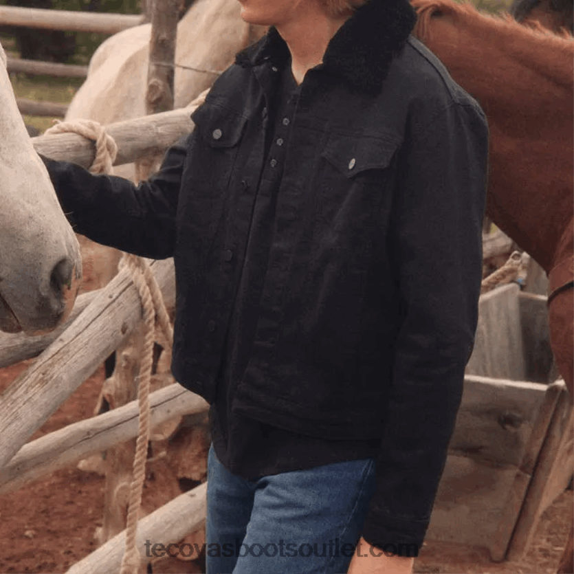 homens jaqueta de caminhoneiro durante a noite Z4488X19 azeviche Tecovas