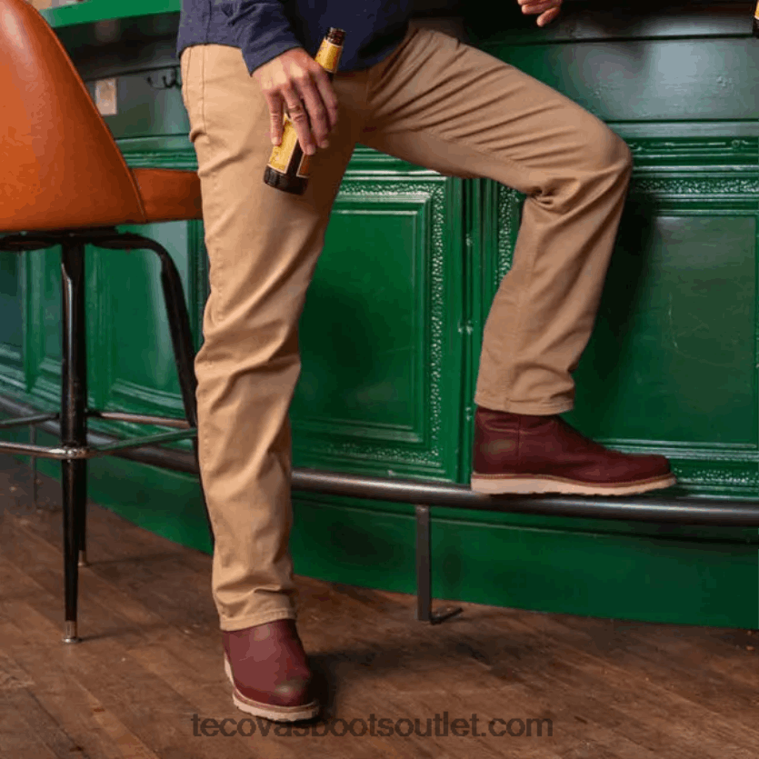 homens jeans conforto de cinco bolsos Z4488X64 areia Tecovas