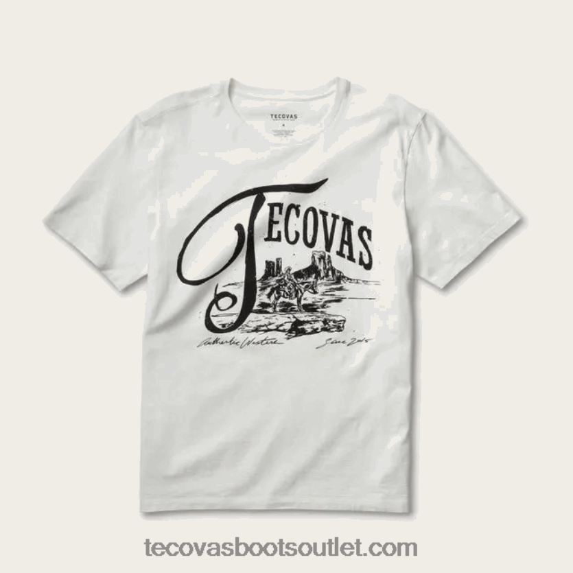 homens canyon tee Z4488X49 osso Tecovas